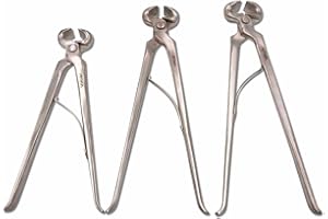 AMKA Pince coupe-sabot avec ressort en acier inoxydable 3 longueurs