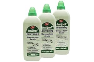 PREISJUBEL 3 x 1500 ml Caravaning Waste Water Tank Additive for Camping, Caravans and Motorhomes