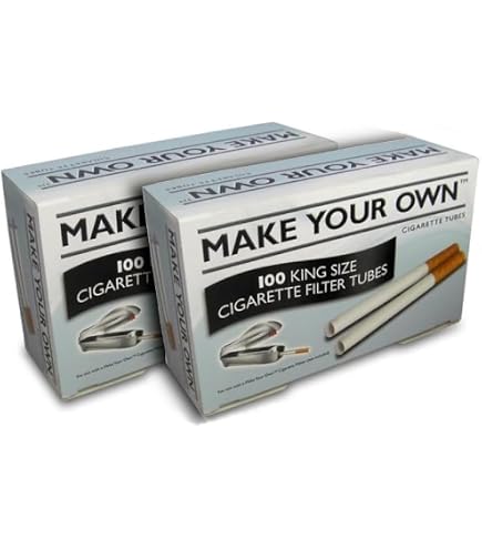asda cigarette papers 2x 100 King Size Cigarette Filter Tubes to Make Your Own Smoking Experience  – Bundled by GetInStyle Shop : Amazon.ie: Health & Household