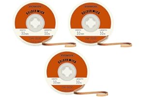 TOWOT Solder Wick SW3030 (3 PCS - W 0.12'' L 9.8')