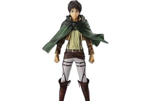 XESAGSNV Attack on Titan Statue PVC Collectible Gift Statue Anime Model Decoration (Eren Jäger)