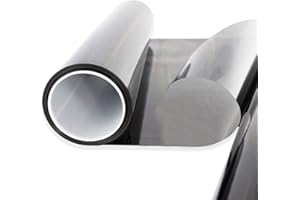 AUTO-DRESS Armolan Daytona - Lámina tintada para todos los grados de tintado para cristales de coche/coche, negro oscuro (negro, 80% de tinte, 51 x 100 cm)