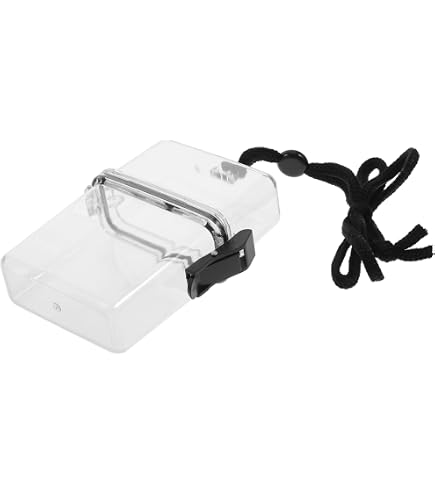 SUPVOX - Pack De 2 Pochettes étanches Compactes Noir Pour Clés, écouteurs, Permis De Pêche - Idéal Pour Natation, Plongée, Sports Nautiques - 4