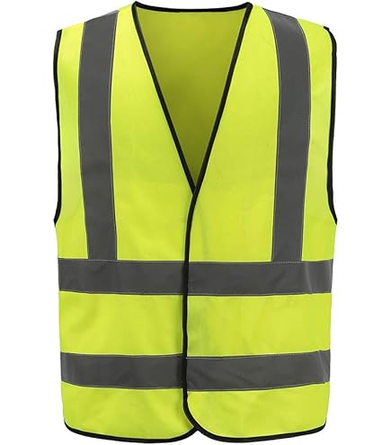 Gilet De Sécurité Haute Visibilité Classe 2 - 7 Poches, Bandes Réfléchissantes, Orange