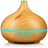 Orret Home Ultrasonic Air Humidifier, Ambient Humidifier, Light Steam, Adjustable Timer and Automatic Shut-Off Self