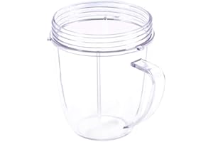 BESTONZON Ersatzbecher mit Griff, wiederverwendbar, 510 ml, Premium-Ersatzteile für 600 W