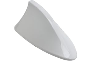 Possbay Antena samochodowa Shark płetwa rekina antena samochodowa ze wzmacniaczem AM FM (nowa biała)