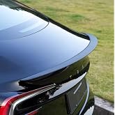E-Garaj Tesla Model Y ile Uyumlu Arka Bagaj &Uuml;st&uuml; Spoiler Mat Siyah | Juniper Uyumlu Değildir