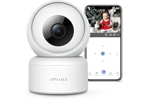 Imilab C20 Pro 2K Wi-Fi Kamera bezpieczeństwa w pomieszczeniach, kamera 360°, noktowizor, dwukierunkowy dźwięk, inteligentne monitorowanie dzieci/zwierząt domowych