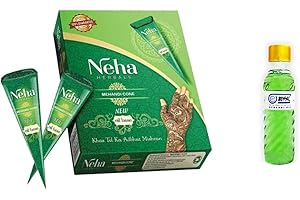 GENERIC Behal International Neha Henna-Kegel, 12 St眉ck, mit Mehandi-脰l