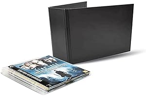 DJOIS Confezione Blu-Ray - 50 custodie Blu-Ray e 2 raccoglitori