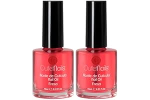 ON OUTLET NAILS 2 x Aceites de cutícula - Fresa 15ml / Ideal para uñas/Manicura Francesa/Nail Oil