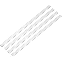 6 Barres Carrées En Aluminium 6061 - 4x10x305 Mm - Pour Bricolage, Construction, Meubles, Art