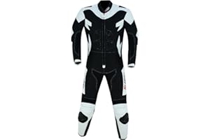 BI ESSE - Combinaison mini moto professionnelle pour enfant en cuir et Cordura, avec