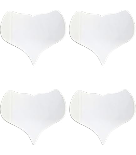 4-Pack Reusable Anti-Wrinkle Chest & Neck Silicone Pads – Transparent Anti-Aging Smoothing Pads