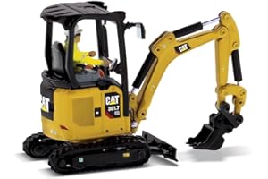 Caterpillar Diecast Masters 85597 - Miniexcavadora 301.7, Escala 1:50, Aprox. 7.1 x 2.8 x 4.7 cm, a Partir de 14 años