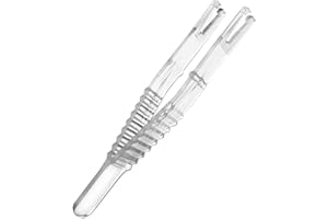 Pinze sterili monouso per piercing pinza plastica 10 pezzi Warrior single-use pliers Open Triangular Triangolare Aperto