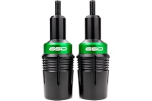 CCYYMOWOK Mowok - Protectores de marco para moto, protección anticaída, accesorios para Kawasaki Ninja 650 Z650 Z650RS 2017-2024 2023 Z650 RS Z 650 2025, protecciones del marco (verde)