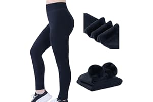 Gadgets Mafia High Waisted Leggings for Women,Water Repellent Tummy Control Fur Fleece Lined Leggings,Thermal Bottoms Workout Gym Stretchy Yoga Pants Plus Size