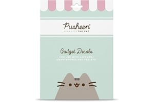 Grupo Erik Kit adesivi stickers Pusheen, 44 stickers, riutilizzabili e resistenti all'acqua, ideale come adesivi computer, smartphone, tablet, console