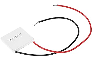 FASIENT1 Thermoelektrischer Kühler Peltier,TEC1-12703 Peltierelement Peltier Element 12V 3A Peltierelemente Kühlkörperkühler Thermoelektrischer Kühlplattenmodul,40x40mm