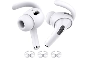 Öronkrokar halkskydd öronskydd tillbehör för Airpods Pro 2, 2:a generationen (2022) – 3 par