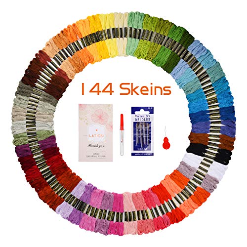 Set 220 Matasse Di Filo Da Ricamo E Filo Interdentale Colorato - Ideale Per Braccialetti Dell'Amicizia, Punto Croce E Lavori Creativi - 4