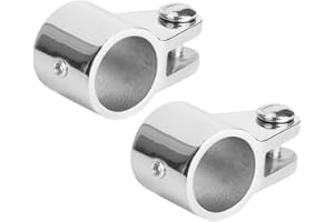 ARAMOX Diapositiva de la mand¨ªbula del Barco de 2 Piezas, Accesorio de Hardware Marino Bimini de Acero Inoxidable para Yates inflables de Fibra de Vidrio(22mm)