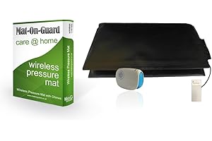 Mat-On-Guard IP-100ng. Now - MEDICALLY DISINFECTED and Sealed - Floor Sensor Mat for The Elderly and Dementia Care Patients. Wireless with a Portable Alarm Receiver.