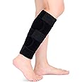 FDTY Upgraded Calf Support Brace, Compression Shin Splint with Lengthened Hook and Loop Straps for Calf Muscle Injury, Strain, Sprains, Swelling, Varicose Veins and Torn Calves uncomfortable Relief