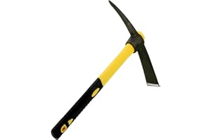 MUNGHOK Pico de mano, azada de jardín con mango de 38 cm de largo, azada para jardín, picado de mano Mattock, para jardinería, excavar, deshierbar