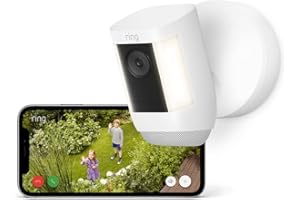 Ring Spotlight Kamera Pro Kabel (Spotlight Cam Pro Wired)| Außenkamera, 2K-Video, Ring Vision, 3D-Bewegungserfassung, LED-Spotlights, Überwachungskamera | 30-tägige kostenlose Testphase für Ring Home