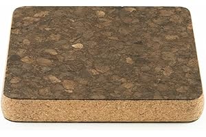 Cleverbrand Sottopentola di Sughero, Quadrato, 15 x 15 cm, Design: Sandwich