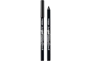 Deborah Milano - Matita Occhi 2 in 1 Gel Kajal e Eyeliner, Waterproof fino a 24H, Lunga Durata, Pigmenti Intensi e Texture Burrosa, Dona uno Sguardo Intenso e Definito, 01 Black, 1.21 gr