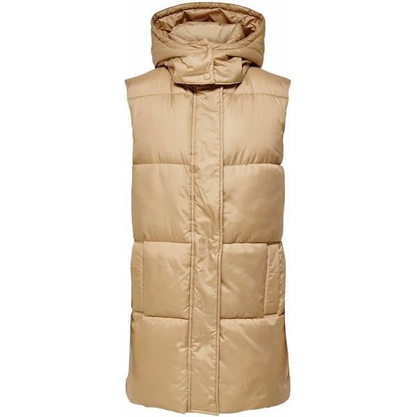 Tuopuda Dames Gewatteerde Gilets Longline Met Capuchon Bodywarmer Lichtgewicht Gewatteerde Mouwloze Puffer Donsjas Ritszijsplit Lange Bodywarmer Winterjas Met Zakken, Wijn, L