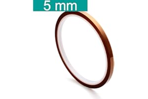 Youmile 5 rozmiarów 5 mm 10 mm 20 mm 30 mm 50 mm 30 m/100 stóp BGA folia odporna na wysoką temperaturę poliimidowa taśma kapton złota odporna lepka