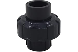 OEMCLIMA PVC Socket Union 20 25 32 40 50 63 75 90 110mm Swimming Pool Socket Pump Union Fitting PVC Pipe Union with o Ring Coupling Plastic (Inner Diameter 32mm)