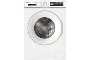 NEWPOL NEW POL Lavadora 8 Kg, 1200 rpm, D, Antialergica, Black display, Anillo silver, DOSE-ON