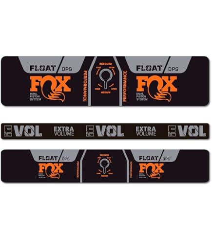 Autocollants Holographiques Amortisseur Fox Float Performance DPS EVOL 2021 - Lot STAR SAM