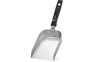 Onlyfire Spatule pour Barbecue en Inox, 16 x 12.5 cm, Pelle à Frite, Pelle de Cuisine