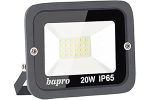 PROBAPRO 20W Proyector LED Exterior, 2000LM Focos LED Exteriores, Foco LED Exterior IP67 Impermeable 3000K Blanco Cálido Proyector de Seguridad Iluminación para Jardin, Garaje, Césped, Calzada, Terraza