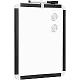 Amazon Basics Magnetic Dry Erase Board, plastic frame, 22 cm x 28 cm
