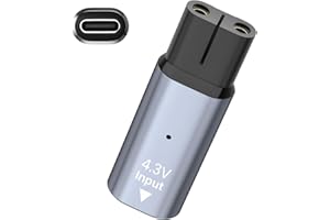 BENSN 4.3V for Phillips One Blade Charger Converter, A00390 Type-C Shaver Charger compatible with One Blade QP2520/ QP2620/ MG3730/ MG3720/ MG5730/ MG5720/ BT3206, Shaver Power Replacement Adapter