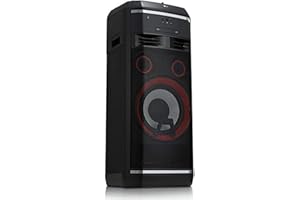 LG OL100, Noir - HiFi Anlage (2000W, Xboom, CD/Radio/USB, Auto DJ, Karaoke, Bluetooth)