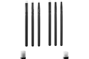 OTCRAFT 6PCS Mini Ink Paints Mixing Blending Brush Blending Tools2 Kinds of HeadSmooth Blending Ink Painting Small Brushes Hand Tools for DIY Scrapbooking Paper Cards Making