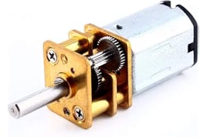 Yosoo Mini couple élevé 12 V 100/200/300 tr/min avec boîte de vitesses en métal N20 pour voiture télécommandée, modèle robot, jouet moteur DIY (6 V 300 tr/min)