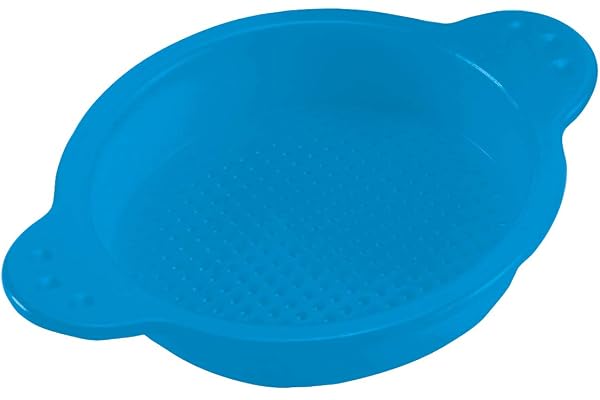Hape - Jouet Tamis Sable Bleu - Jouet de Plage dès 18 mois - Spécial Découverte et Créativité de l'Enfant - Sans Phtalates et Résistant aux UV