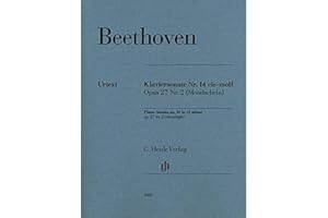 Klaviersonate Nr. 14 cis-moll Opus 27 Nr.2 (Mondschein): Besetzung: Klavier zu zwei Händen (G. Henle Urtext-Ausgabe)