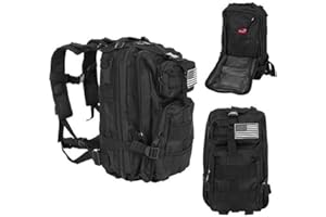 Ruiz-Herrera Mochila Militar 30L / Bolsa Táctica, Senderismo, Trekking, Camping, Bicicleta, Outdoor, Multifunción.