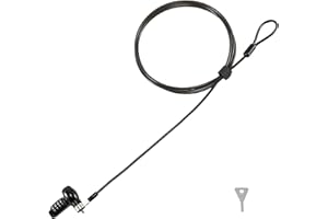 I3C Kabelschloss Sicherheitsschlosskabel Laptop Schloss Universal Laptop Kabelschloss Kombinationsschloss Computerschloss Kompatibel